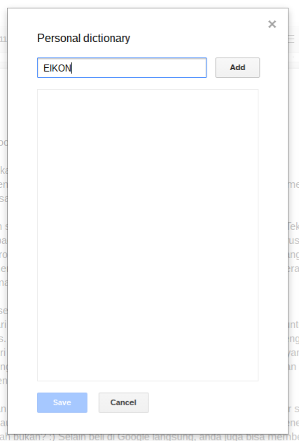 Fitur Google Documents