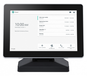 google hangout meet hardware kit touchscreen control panel
