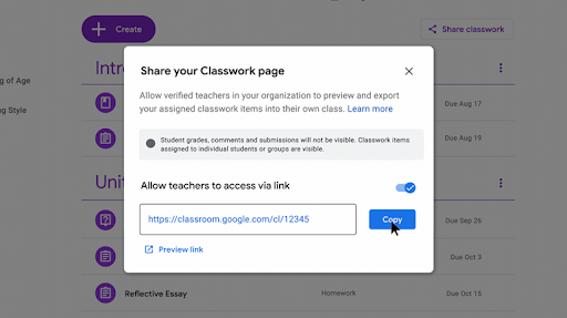 Kini Fitur Berbagi Classwork di Google Classroom Tersedia bagi Umum ...